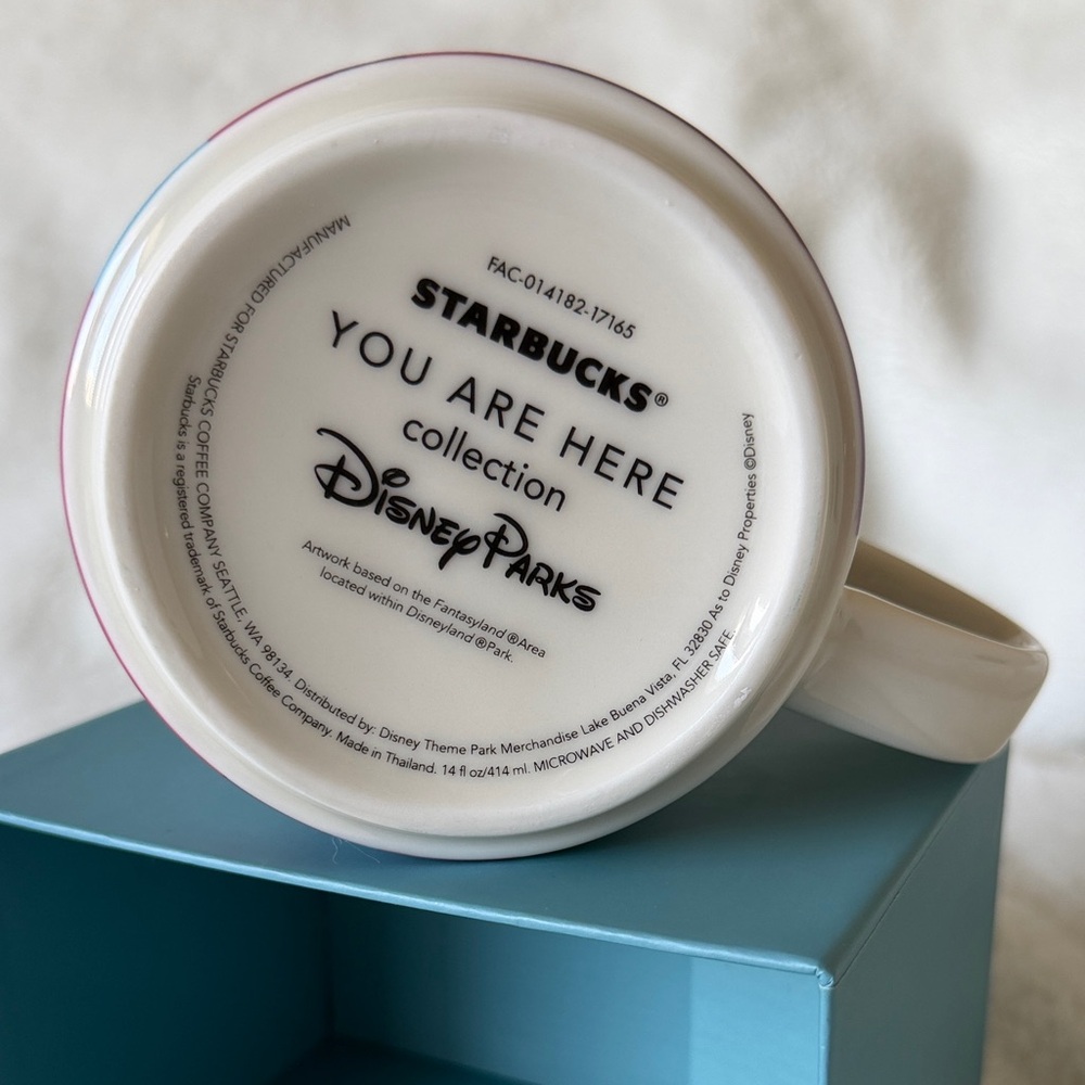 Starbucks 'You Are Here Collection' Disneyland Fantasyland Mug -  New in Box - Picture 10 of 15